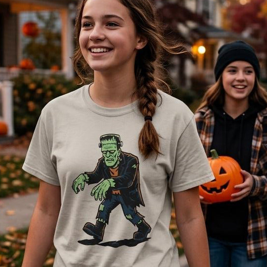 Funny Frankenstein Halloween T-Shirt