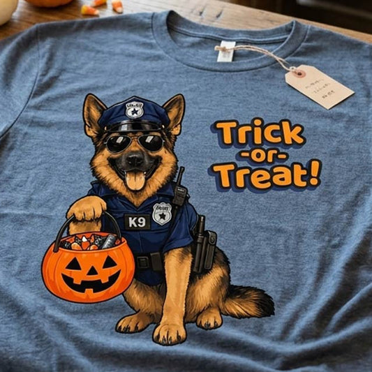 German Shepherd Halloween tshirt