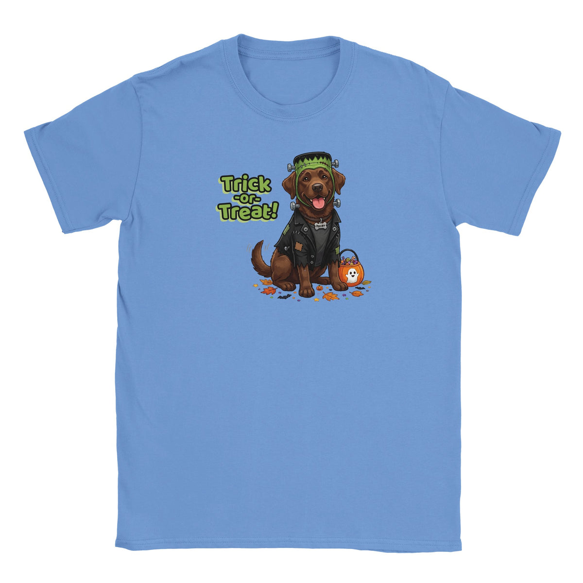 Halloween Labrador T-Shirt blue