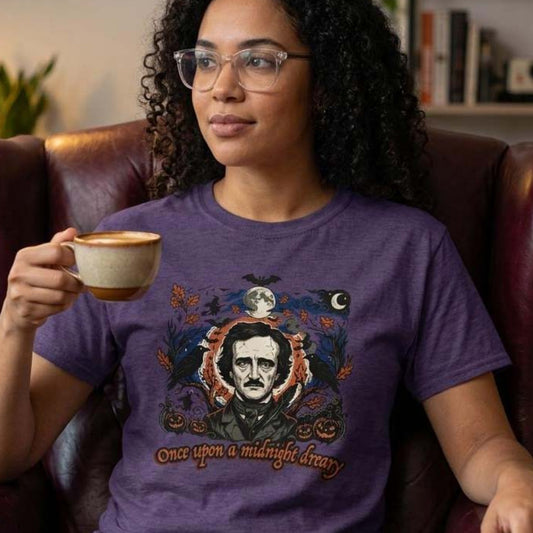 Halloween T-shirt Edgar Allen Poe