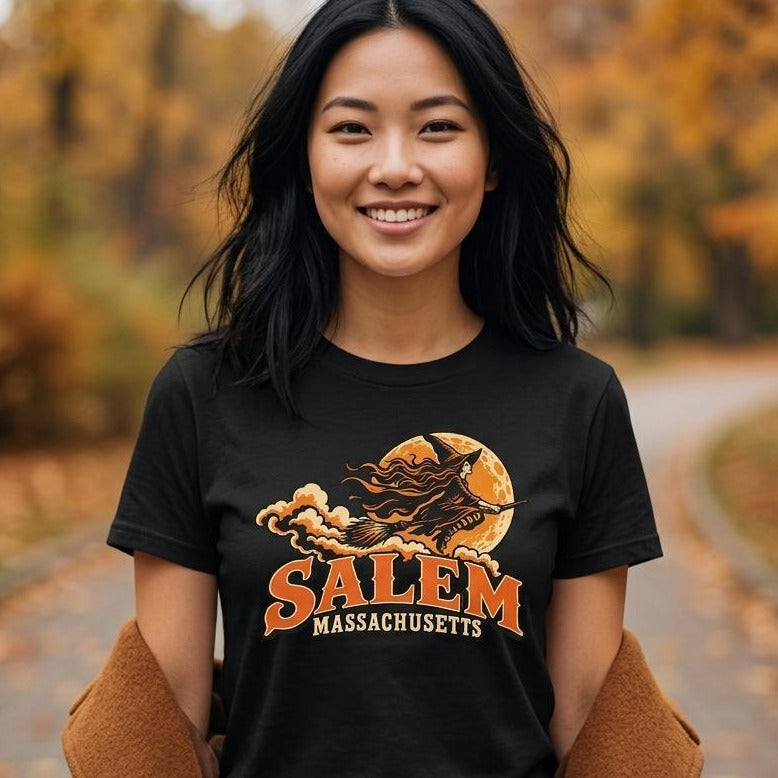 Salem Witch Halloween Tee
